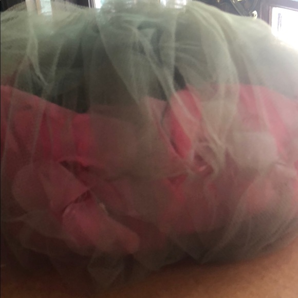 Vtg Net pillbox hat floral 50’s housewives church - Picture 2 of 8